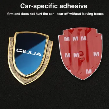 Automobilių Lipdukas Emblemos Pusėje Shield Automobilių Stilius Logotipas Ženklelis Kėbulo Lango Lipdukas, Skirtas Alfa Romeo Giulia Automobilių Optikos Reikmenys