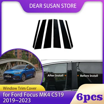Lango Apdaila Padengti Ford Focus MK4 C519 Titano ST-Line Active 2019~2023 Skiltyje Ramstis Pranešimų Durų Lipdukas, Decal Priedai