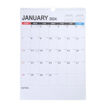 Kokybės Mėnesio Kalendorius, Sieniniai Kalendoriai Paprasta Naudoti ir Ilgalaikis Kalendoriai 2023 2024 18 Mėnesių Įrašyti Įvykis