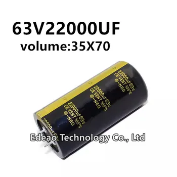 63V 22000UF 63V22000UF 22000UF63V tūris: 35X70 mm garso galios stiprintuvo keitiklio aliuminio elektrolitinių kondensatorių