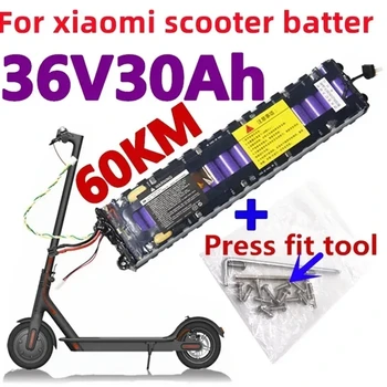 36V 30Ah Litium Jonų Baterijos 18650 30000mAh Li-ion Elektrinis Motoroleris Baterija skirta -Xiaomi M365 Baterijų Skirta Batterie