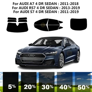 Pjaustytuose nanoceramics automobilių UV Lango Atspalvis, Rinkinys, Automobilių Langų Plėvelės, AUDI S7 4 DR SEDANAS 2011-2019