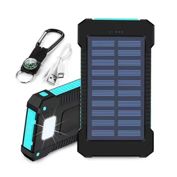 Nemokamas Pristatymas 200Ah Išorės Baterija Saulės energija Banko LEDSOS Žibintuvėlis GREITO Įkrovimo Nešiojamas Vandeniui Smart Mobilųjį Telefoną