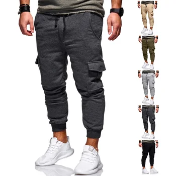 2021 Mados Atsitiktinis Poilsiu Vyrai Veikia Bėgimo Sporto Kelnės Hip-Hop Sweatpants Kelnės Streetwear Antblauzdžiai Mokymo Trackpants