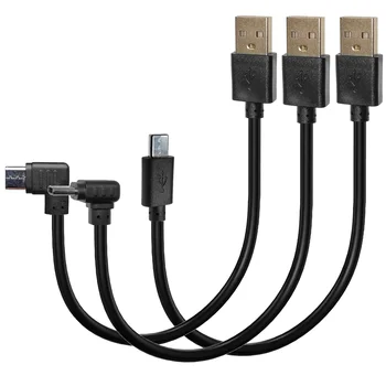 C-tipo, USB kabelis, 20cm 50cm 100cm greito įkrovimo kabelį, 2.4, 90 laipsnių alkūnė, ttype-c USB, duomenų perdavimo kabelis visiems smartphon