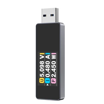 USB 3.2 Testeris Galios Matuoklis 4-30 V 0-3A Skaitmeninis Multimetras ir Srovės