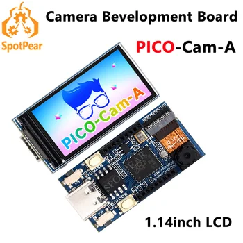 Aviečių Pi Pico vaizdo Kamera RP2040 Cam HM01B0 Bevelopment Valdybos 1.14 colių LCD ST7789