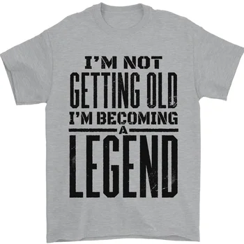 Aš Ne Senas Mp Legenda Juokingi Gimtadienio Vyrai T-Shirt 100% Medvilnė