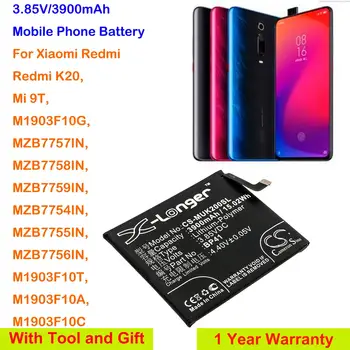 Cameron Kinijos 3900mAh SmartPhone Baterija BP41 už Xiaomi Redmi K20, Mi 9T, M1903F10G, MZB7757IN, MZB7758IN, MZB7759IN, MZB7754IN