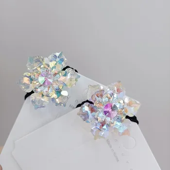 Naujas han crystal edition gėlės virvę surišti ms high-end dizaino ir susirgo vaikai, plaukų aksesuarai