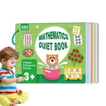 Vaikiška Veikla Knygą Švietimo Knygų Vaikams 3-6 Metų Amžiaus Jutimo Knygų Gyvūnų Skaičius Atitikimo Puzzle Švietimo Žaislas, Knyga
