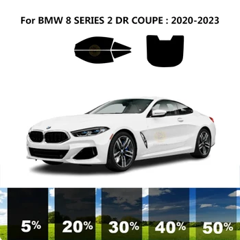 Pjaustytuose nanoceramics automobilių UV Lango Atspalvis, Rinkinys, Automobilių Langų Plėvelės BMW 8 SERIJA 2 DR COUPE 2020-2023
