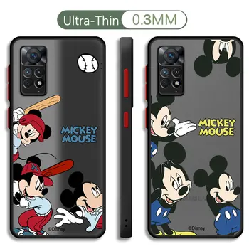 Disney Mickey Minnie Mouse Telefoną Atveju Redmi K40 Pro 10 12 5G A2 9 12C 10C A1 9C 9A 9T Silikono Coque Prabanga Dangtis