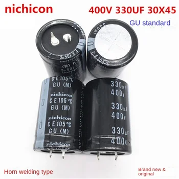 (1PCS)400V330UF 30X45 nichicon elektrolitinius kondensatorius 330UF 400V 30*45 GU 105 laipsnių.