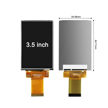 3.5 colių varžinio Jutiklinis ekranas, MCU SPI sąsaja,ILI9488 ratai, 320X480 LCD Touch