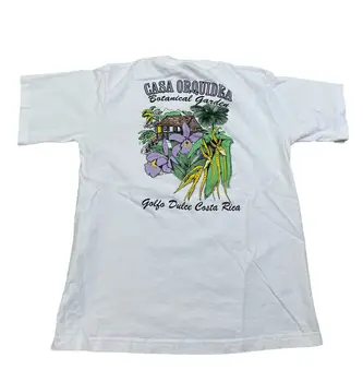 Derliaus Casa Orquidea Kosta Rika Gėlių Sodas Pobūdžio Marškinėliai Sz Vidutinio ilgio rankovėmis
