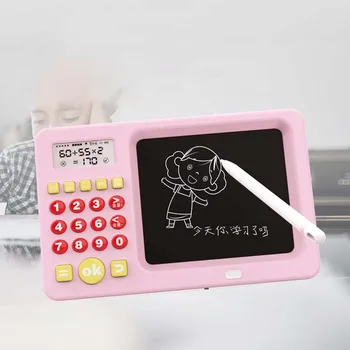 USB anglų Piešimo Matematikos Mokymo Lobis Rašysenos Valdybos Vaikams, kurie mokosi LCD ispanijos Skaičiuoklė Psichikos Aritmetinis Mašina