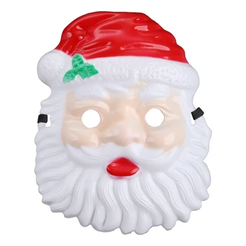 Linksmų Kalėdų Santa Plastiko Kaukė Lauko Ornamentu Santa Kostiumai