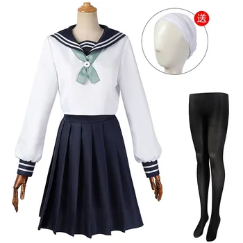 Anime Džiudžiutsu Kaisen 2 Sezonas Cosplay Huaiyu Amanai Riko Kostiumas Sailor JK Vienodas Mergina Dress Amanai Riko Kostiumas