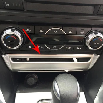 Už Mazda 3 Axela 2017 2018 Interjero KINTAMOSIOS srovės Jungiklio Mygtuką, Dugnai CD Grotuvas Skydelio Apima Apdailos Interjero Aksesuarų 1piece